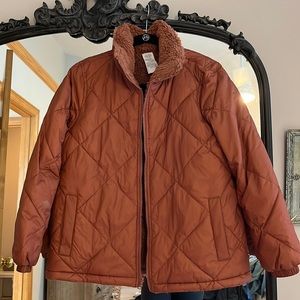 Madewell reversible teddy jacket